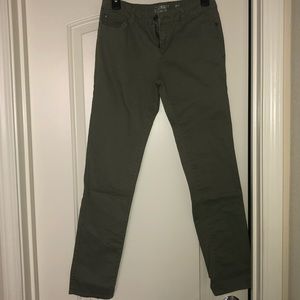 Army green jeans